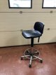 Vintage Zwarte Werkstoe