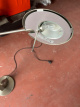 Zilveren leeslamp